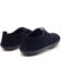 Dark blue suede shoes for men